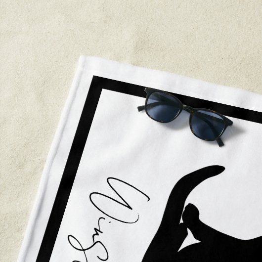 De Plage La serviette du chat (En situation)