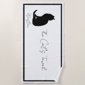 De Plage La serviette du chat (Devant)