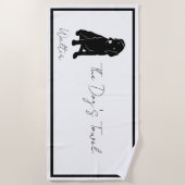 De Plage La serviette du chien (Devant)