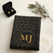 De Plage Luxe Moderne Serviette Personnalisée Monogramme Or