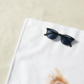 De Plage Petit Chat Beach Serviette Kitten Couleurs Personn (En situation)