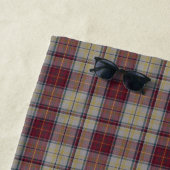 De Plage Robe Harmon Tartan Plaid Beach Serviette (En situation)