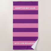 De Plage Sérénité balnéaire : Custom Beach Club Serviette r (Devant)