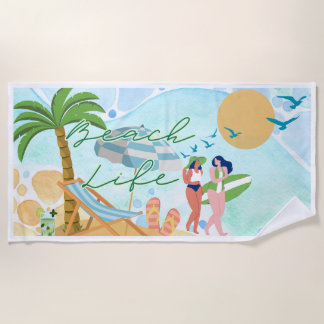 De Plage Serviette Beach Life