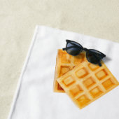 De Plage serviette délicieuse pour gaufres (En situation)