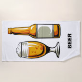 De Plage Serviette Design Bière Artisanale (Devant)