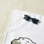 De Plage Serviette Design Bière Artisanale (En situation)