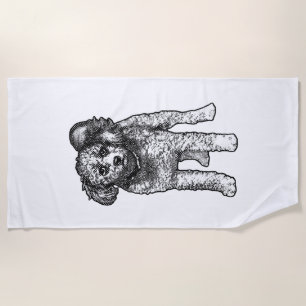De Plage Serviette festive pour chiot