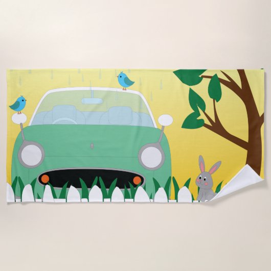 De Plage Serviette Figaro (Devant)