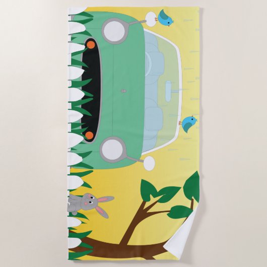 De Plage Serviette Figaro (Devant)