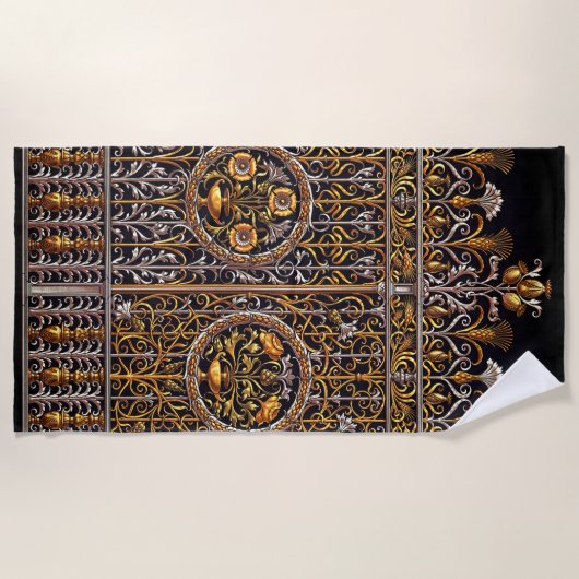 De Plage Serviette Golden Doorway Beach (Devant)