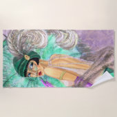De Plage Serviette Lady Beach Umbrella (Devant)