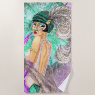 De Plage Serviette Lady Beach Umbrella
