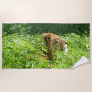 De Plage Serviette Lion Beach