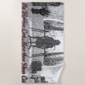 De Plage Serviette : Mes passe-temps coûtent plus que votre (Devant)