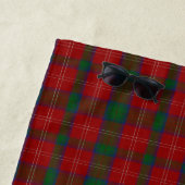 De Plage Serviette Plaid Plaid Chisholm Tartan (En situation)