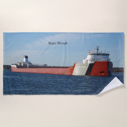 De Plage Serviette Roger Blough Beach (Devant)