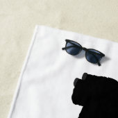 De Plage Serviette Scotties Beach (En situation)