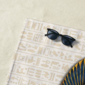 De Plage Sun Goddess Beach Serviette déesse Isis (En situation)