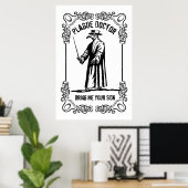 De Plague Doctor Halloween Props Poster (Thuiskantoor)