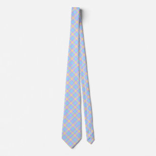 De Plaid van de pastelkleur Stropdas