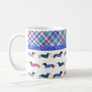 De Plaid van de Tekkel van de pastelkleur Koffiemok