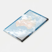 De planeet Aarde toont wolken boven Australië. Post-it® Notes (Schuin)