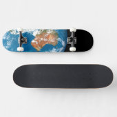 De planeet Aarde toont wolken boven Australië. Skateboard (Horizontaal)