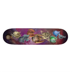 De Planeet Draken Skateboard