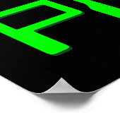 de planeet hacken poster (Hoek)