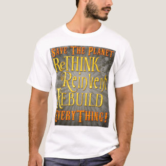 De planeet opslaan t-shirt