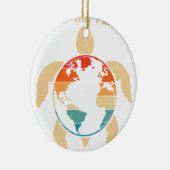 de planeet redden keramisch ornament (Rechts)