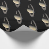 De planeet Saturn Cadeaupapier (Hoek)