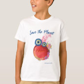 De planeet T-shirt opslaan (Voorkant)