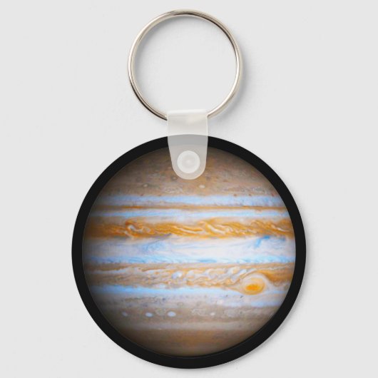 De Planet Jupiter Sleutelhanger (Voorkant)