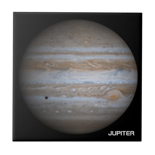 De Planet Jupiter Tegeltje (Voorkant)