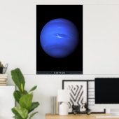 De Planet Neptune Poster (Thuiskantoor)