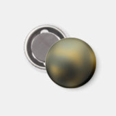 De Planet Pluto Magnet Magneet (Voorkant / Achterkant)