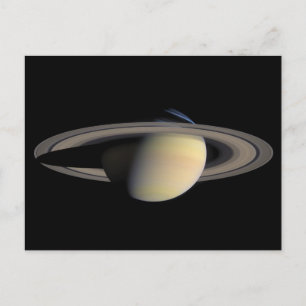 De Planet Saturn van Cassini Orbiter Briefkaart
