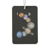 De planeten van het zonnestelsel luchtverfrisser (Achterkant)
