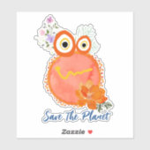 De planetsticker opslaan sticker (Vel)