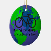 De planetversiering opslaan keramisch ornament (Rechts)