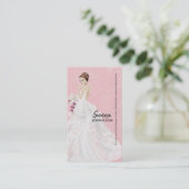 De Planner van de bruiloft kiest achtergrondkleur Visitekaartje (Staand voorkant)