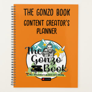 De planner van de Gonzo Book Content Creator