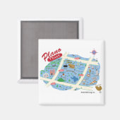 De Plano Texas Magnet Magneet (Voorkant / Achterkant)