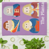 De Plantagenet Kings Theedoek (Gevouwen)