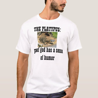 de platypus: bewijs dat god een gevoel van humor h t-shirt