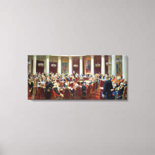 De plechtige zitting van de Staatsraad Canvas Afdruk