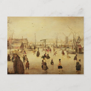 De pleidooien van de winter briefkaart