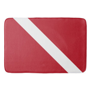 De plongeur tapis de bain vers le bas